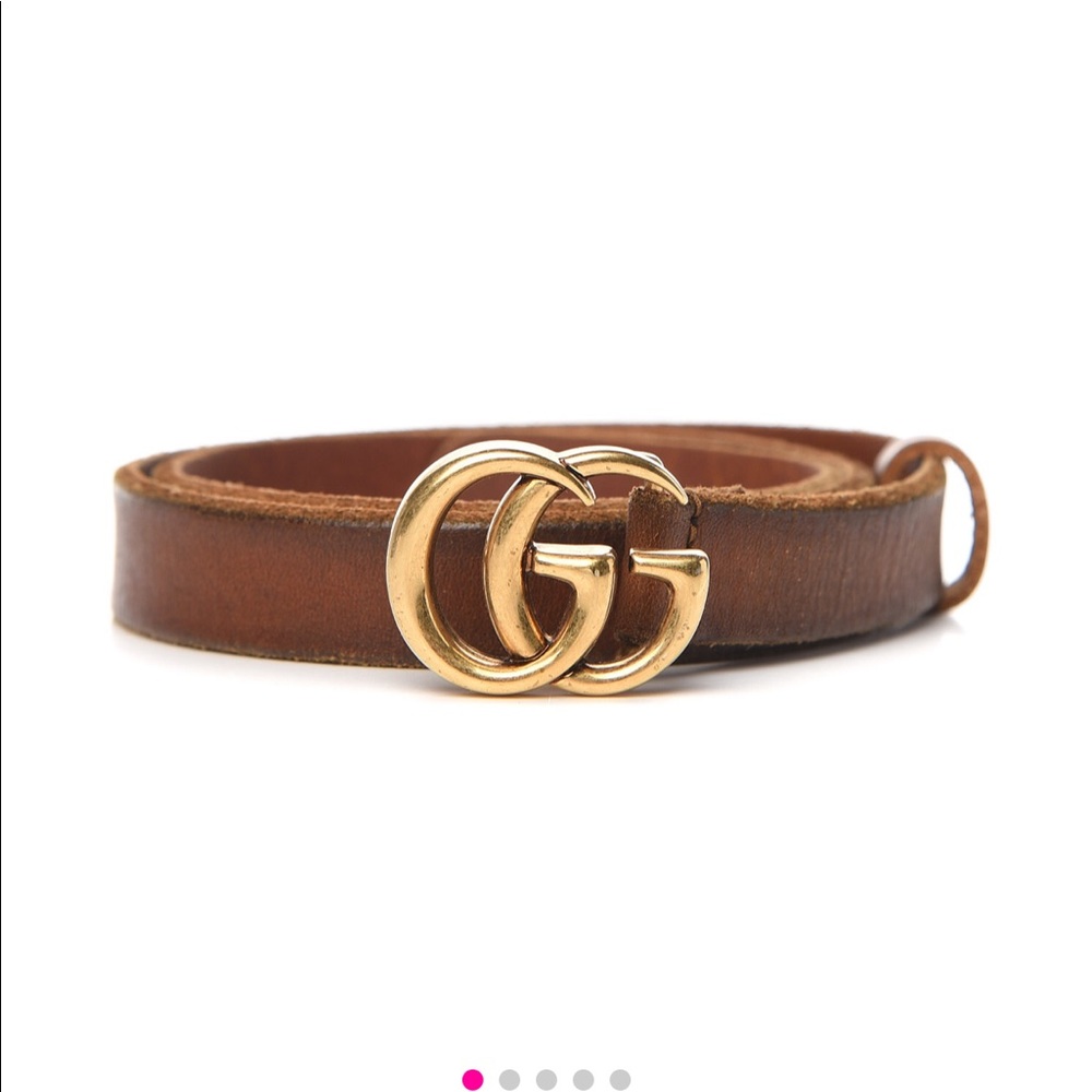 Gucci Calfskin double G 20mm belt